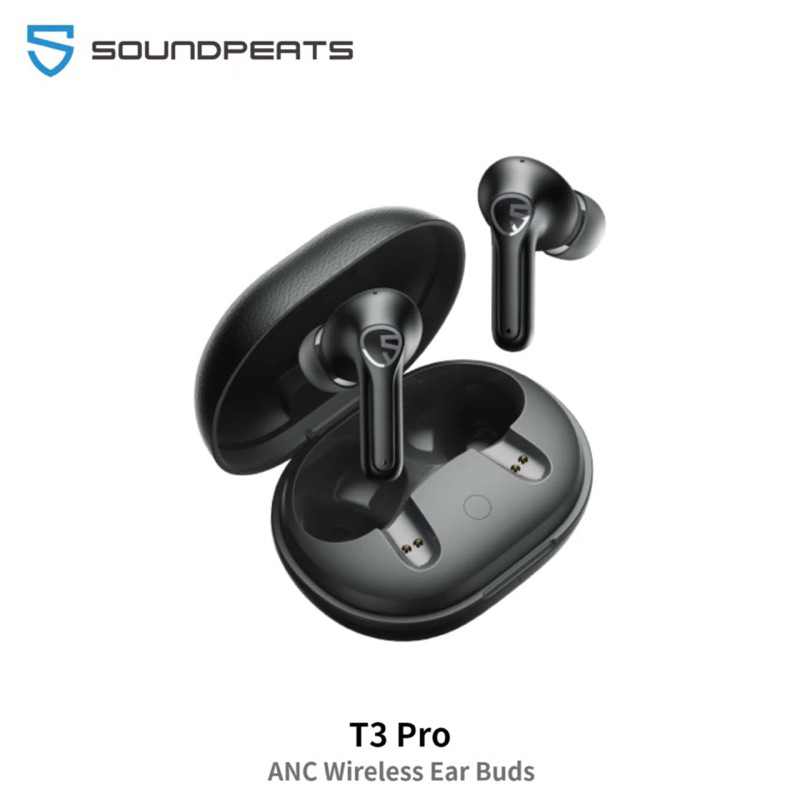 SOUNDPEATS T3 Pro Earphone Bluetooth With ANC - Black