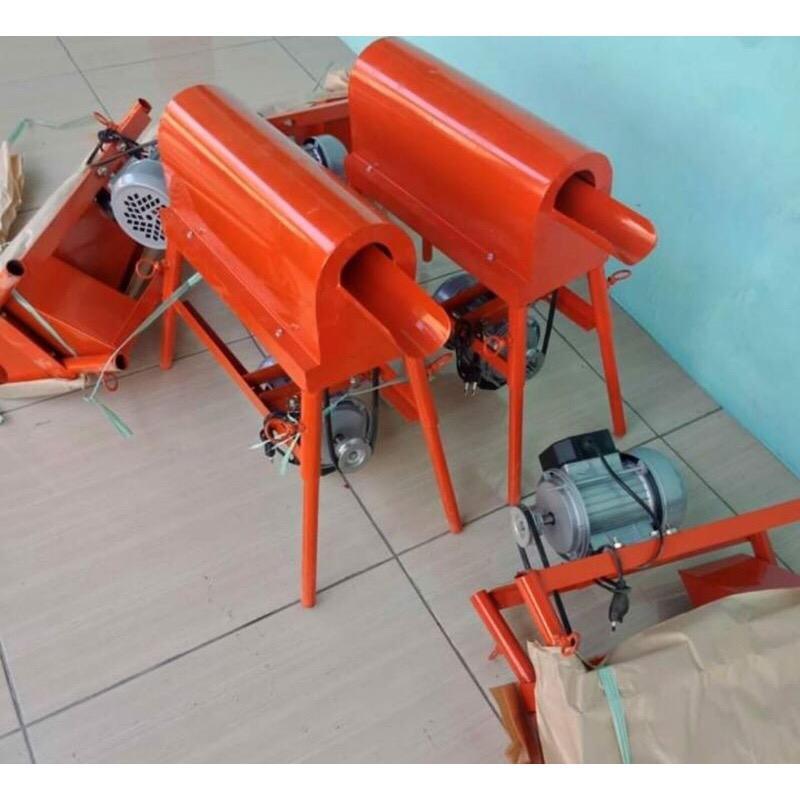 MESIN PERONTOK JAGUNG MINI. MESIN PEMIPIL JAGUNG MINI KAPASITAS KECIL PENGGERAK DINAMO LISTRIK