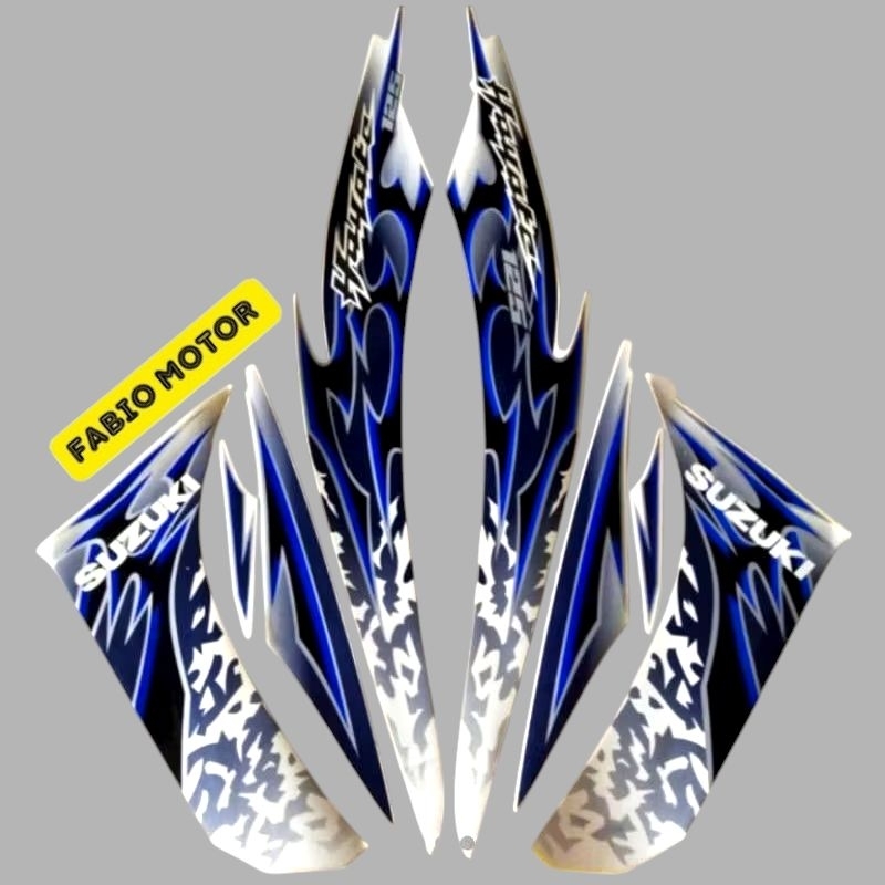 Striping Suzuki Hayate 125 putih