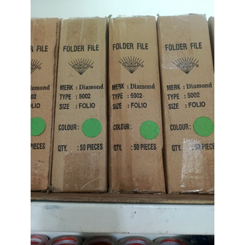 

stop map / map kertas diamond 5002 warna hijau 1 dus