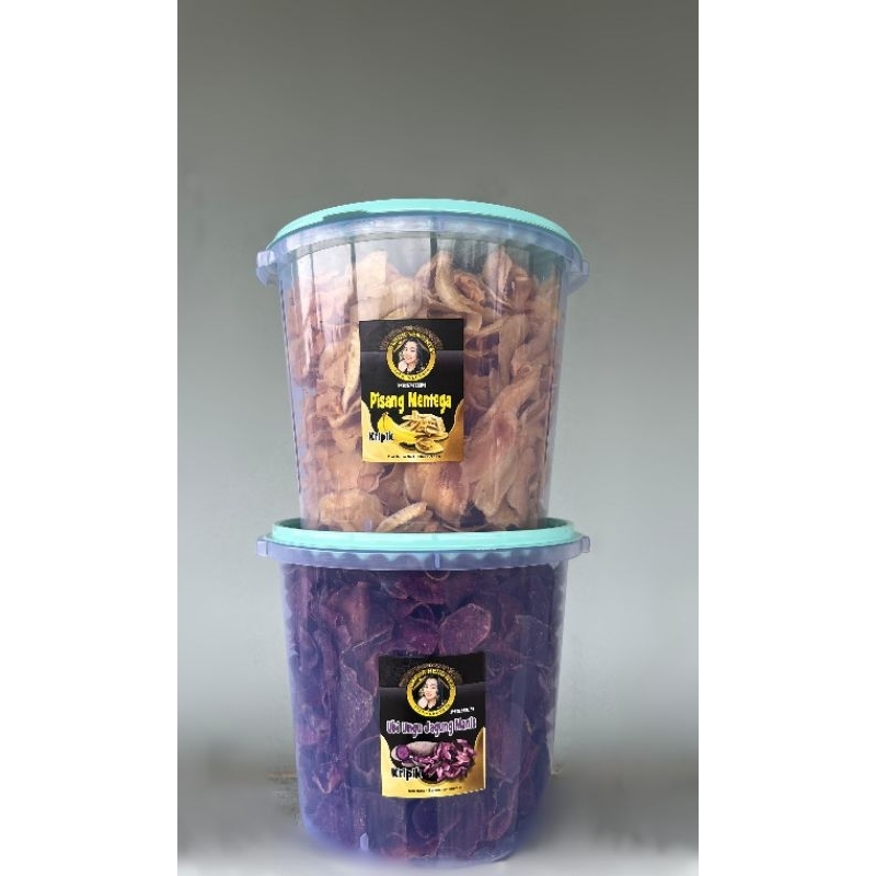 

NYEMIL JUMBO, keripik pisang, ubi, singkong keriuk renyah +-1kg