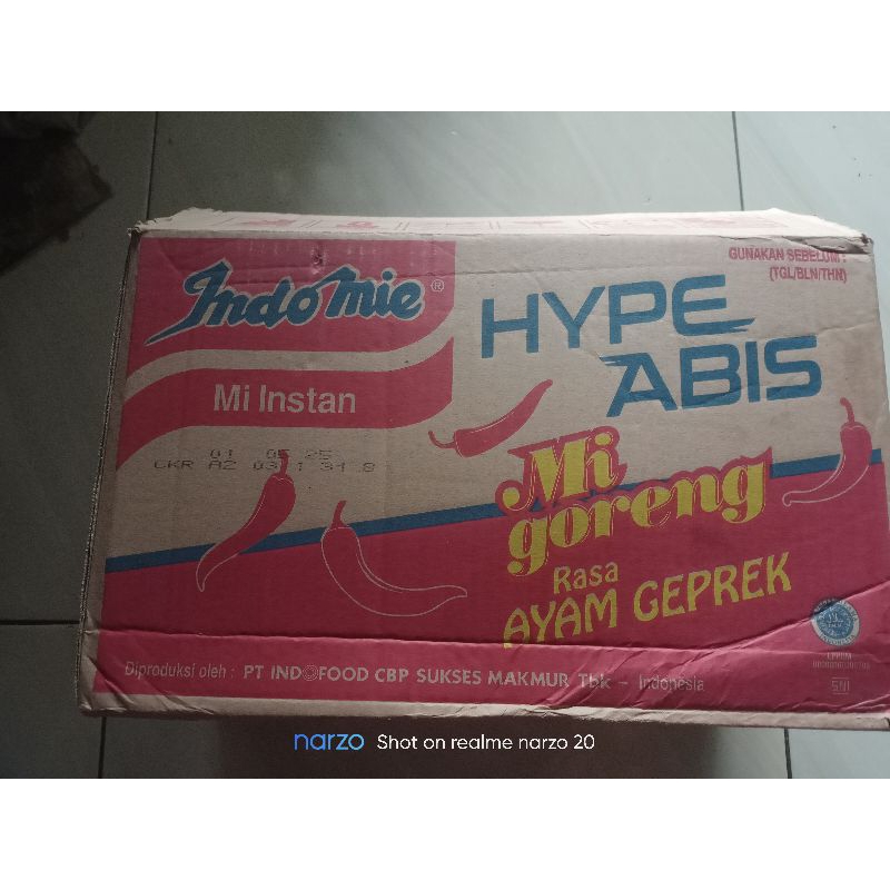 

Indomie mi goreng rasa ayam geprek