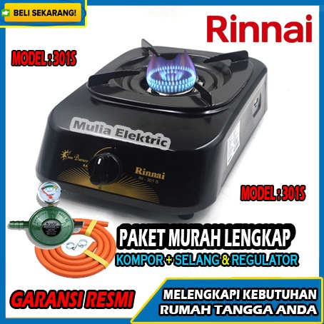 Kompor Gas Rinnai RI 301S 1 Tungku - Kompor Gas Rinnai RI 201S 1 Tungku / Kompor Gas Rinnai Satu Tun