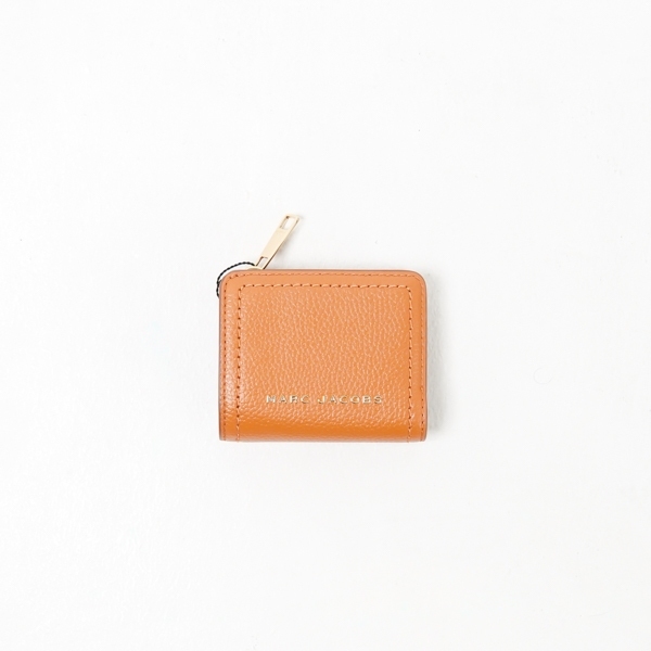 Dompet MARC JACOBS LEATHER PLAIN CAMEL BIFOLD WALLET 100% ORIGINAL