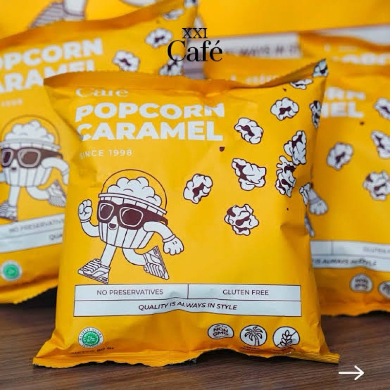 

[JASTIP] XXI Cafe Caramel Popcorn Kering Gluten Free