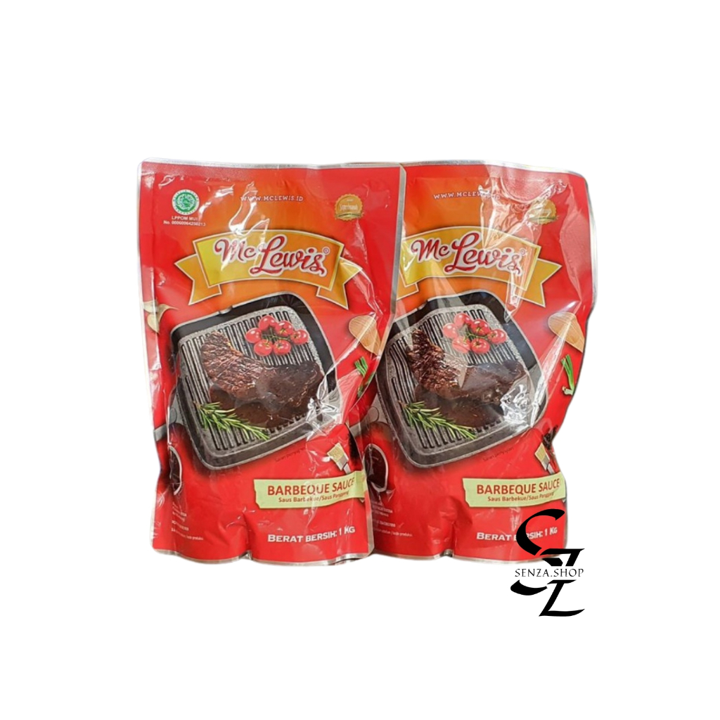 

Mc Lewis Barbeque Sauce / Saus Barbeque Barbekiu Saos BBQ 310 gr / 1 kg