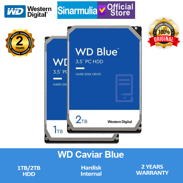 WD Caviar Blue 1TB / 2TB / 4TB HDD Hardisk Internal 3.5" For PC