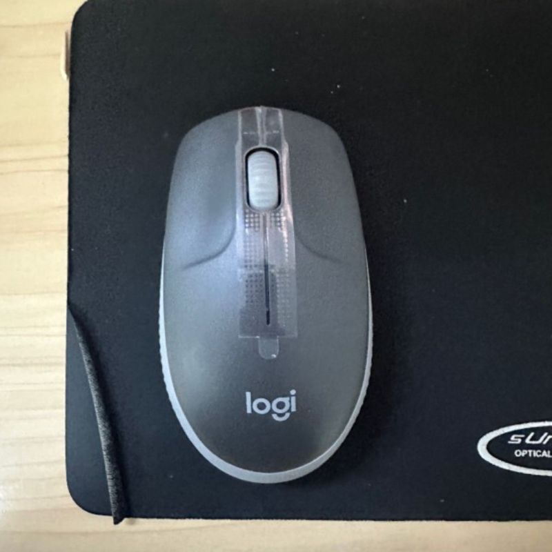 Mouse Wireless Logitech M191 Mid Grey - 2nd Preloved