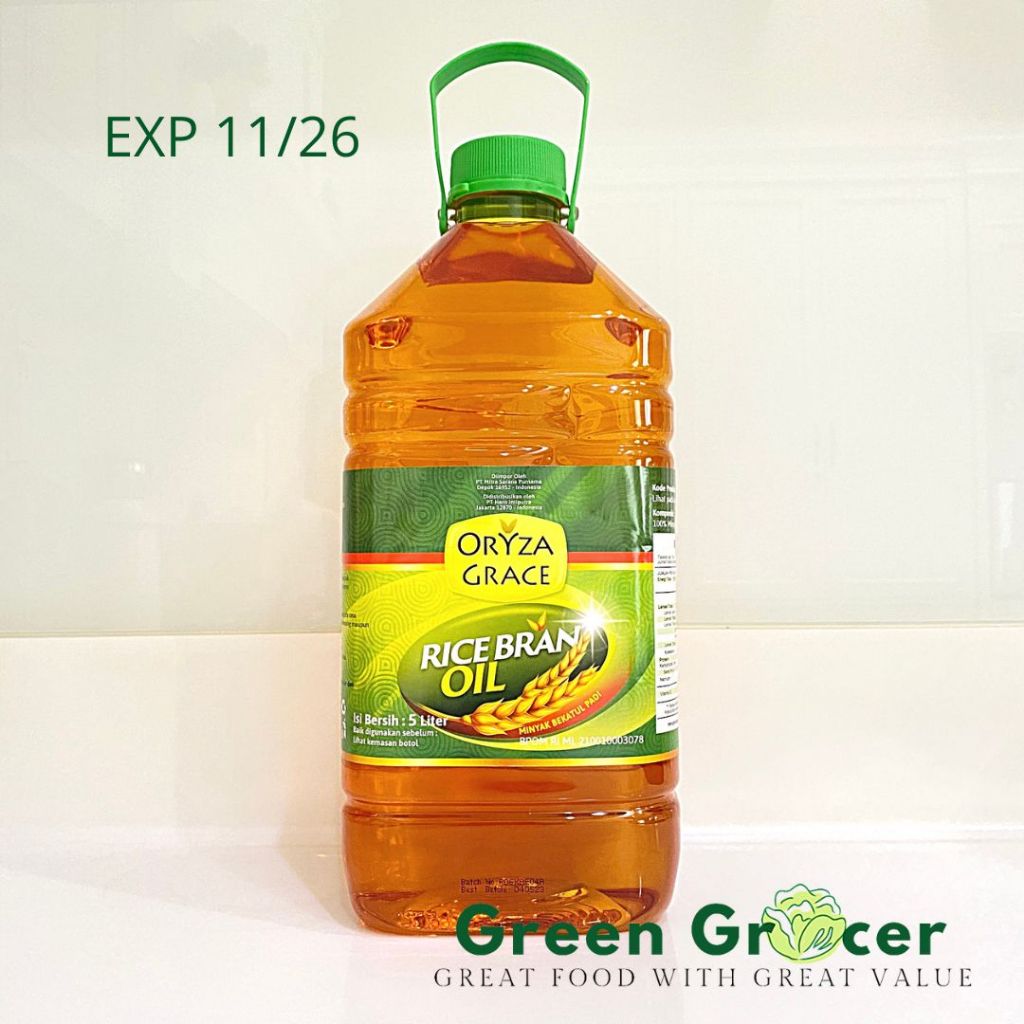 

ORYZA GRACE Rice Bran Oil 5 L / Minyak Goreng Beras bekatul 5 Litre