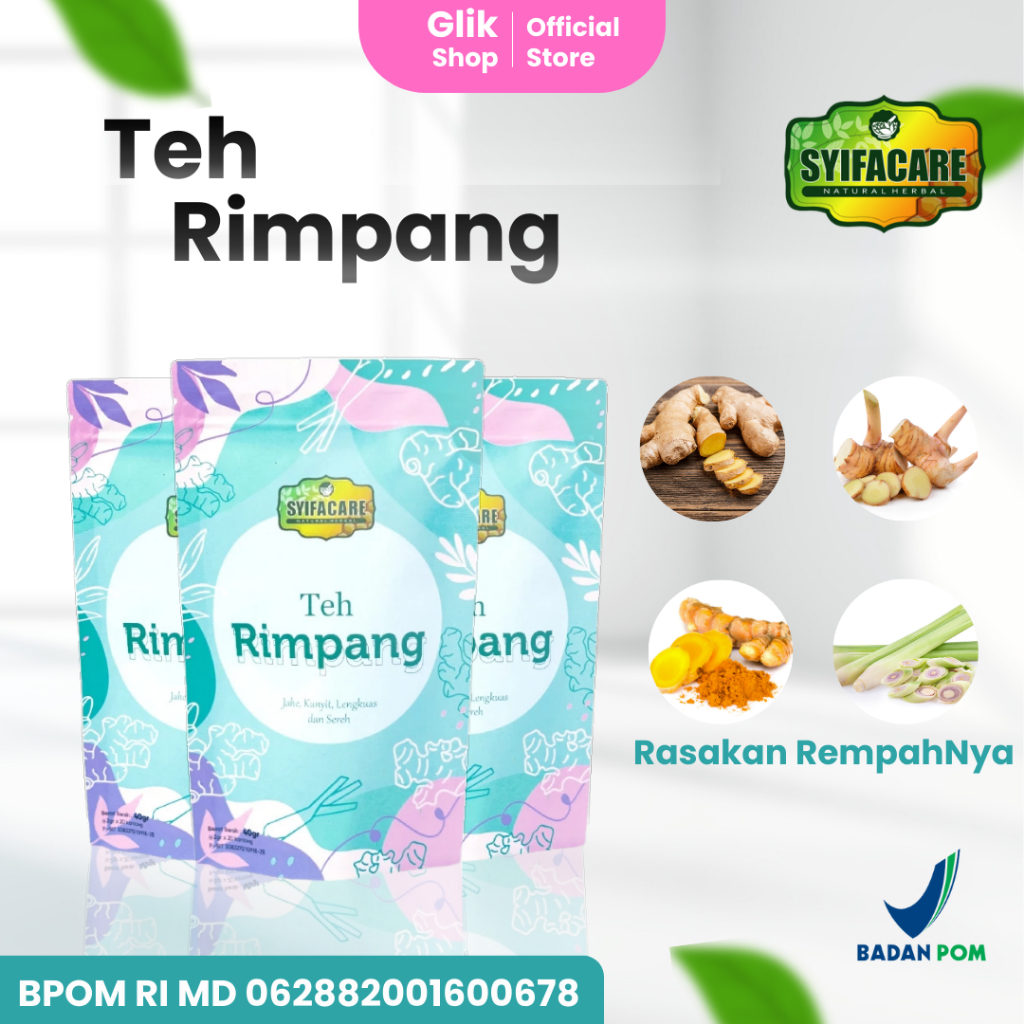 

Beli 3 Lebih Hemat Teh Rimpang Detox BPOM JSR Teh Rimpang Syifacare 100% Bahan Alami