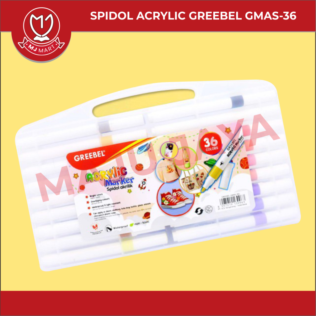 

SPIDOL ACRYLIC GREEBEL GMAS-36 (SET)