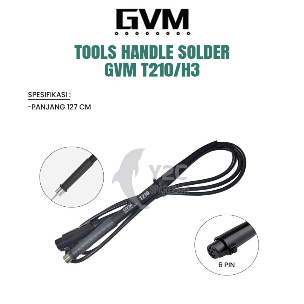 GAGANG SOLDER STATION GVM T210 / H3 ORIGINAL / ALAT SERVIS SERVICE HP / GAGANGNYA