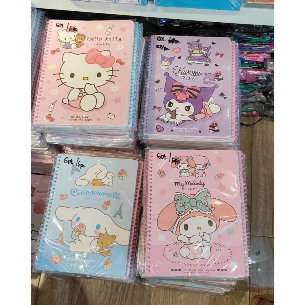 

Buku notes anak sekolah SD buku catatan kecil motif karakter unyu dan lucu buku notes spiral