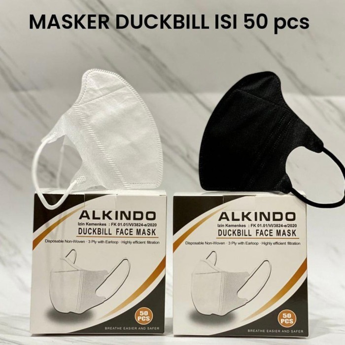 Murah ABBIGAIL Paket Hemat Bundle Usaha Masker Duckbill Alkindo 4PLY 4 PLY Disposable Face Mask