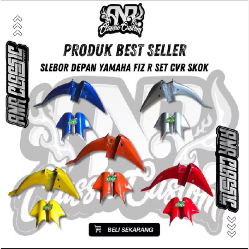 Slebor depan fiz r /vega r lama set tutup shock spakbor depan fiz r/vega r lama set tutup shock
