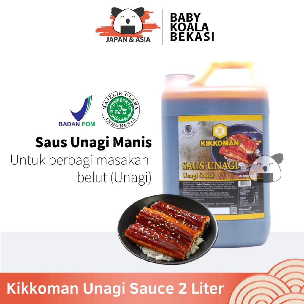 

KIKKOMAN Unagi Sauce Ikan Bakar 2 Liter Halal. - Bekasi