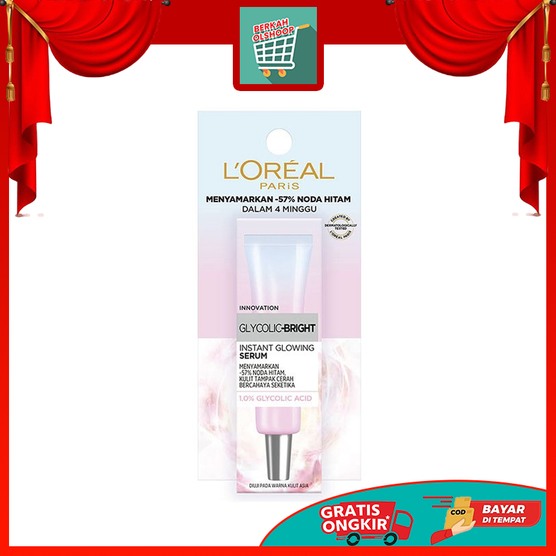 LOREAL PARIS GLYCOLIC-BRIGHT SERUM 7.5ML