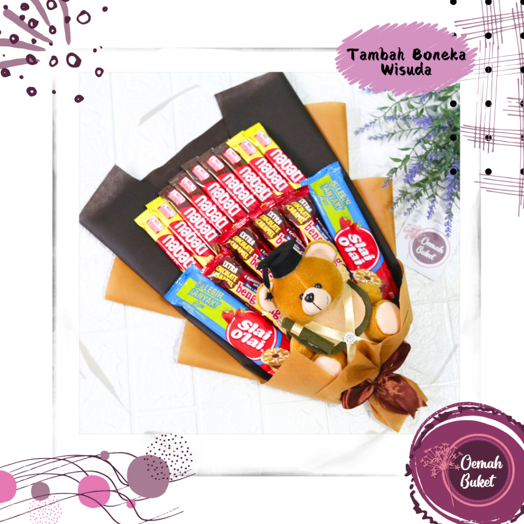 

Buket Snack | Buket Snack Boneka | Buket Boneka Wisuda | Buket Wisuda | Hadiah Wisuda | Buket Murah | Oemah Buket Sidoarjo