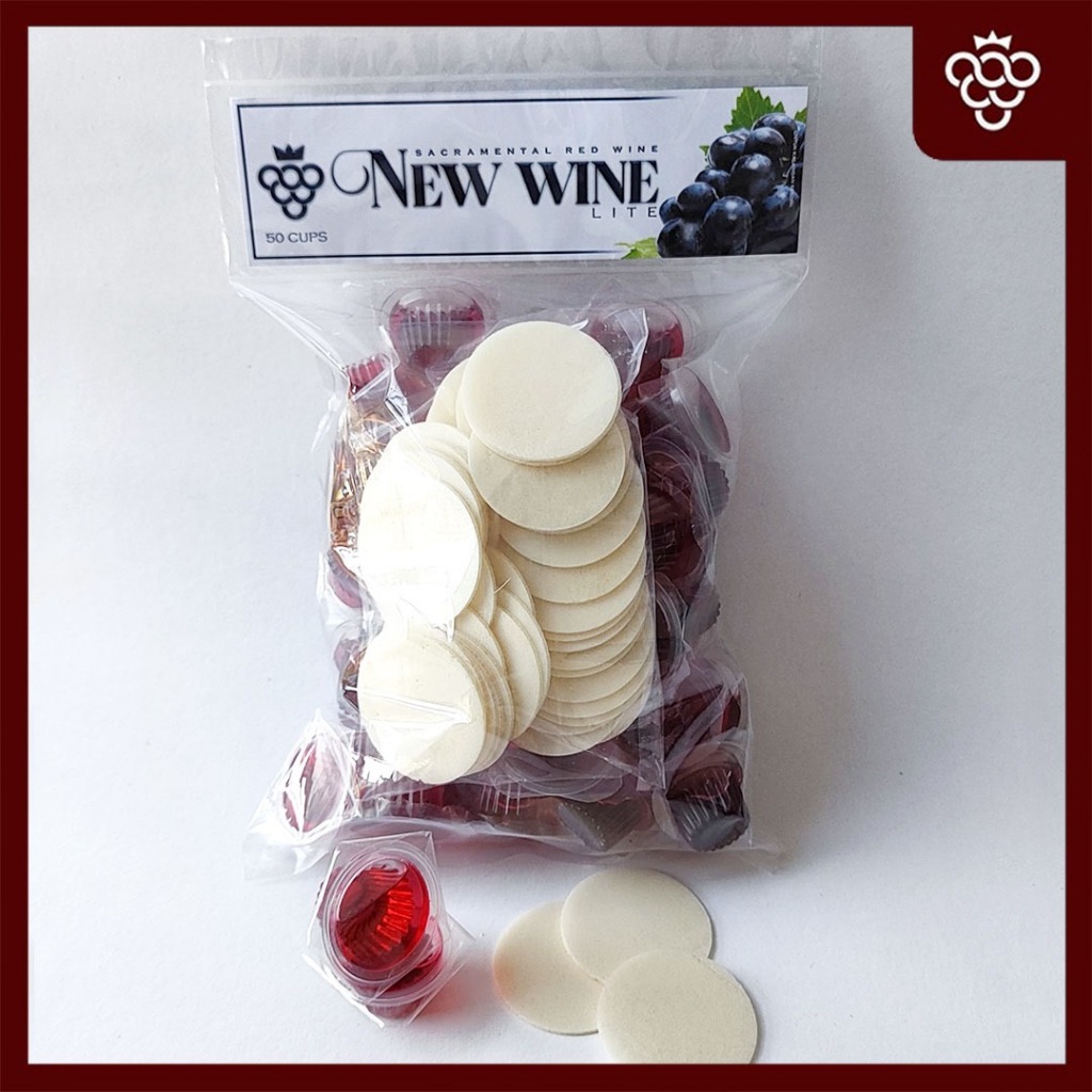 

Anggur Perjamuan Kudus Lite + Hosti Polos Besar - Isi 50