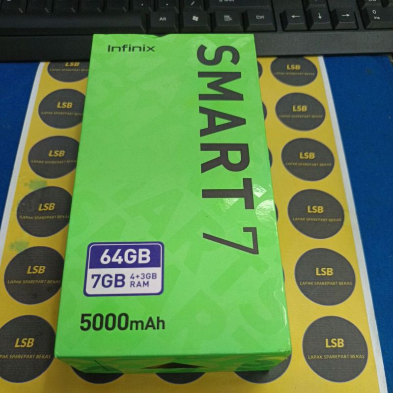 DUS BOX HANDPHONE INFINIX SMART 7 ORIGINAL BEKAS