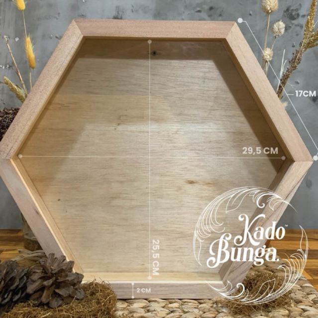 HEXAGONAL JUMBO UNTUK PAJANGAN HADIAH ULTAH PERNIKAHAN KADO HADIAH UNTUK BESTIE | FRAME/PIGURA KAYU/