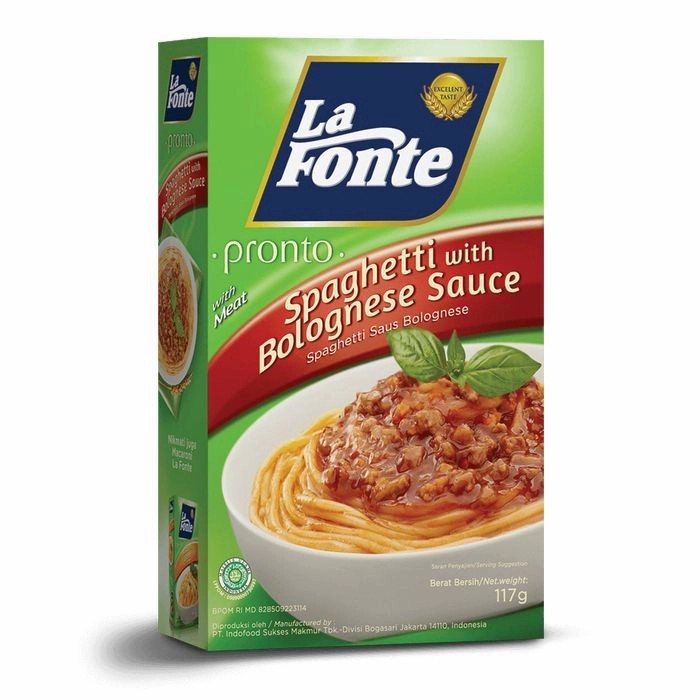 

La Fonte Spaghetti With Bolognese Sauce 117g