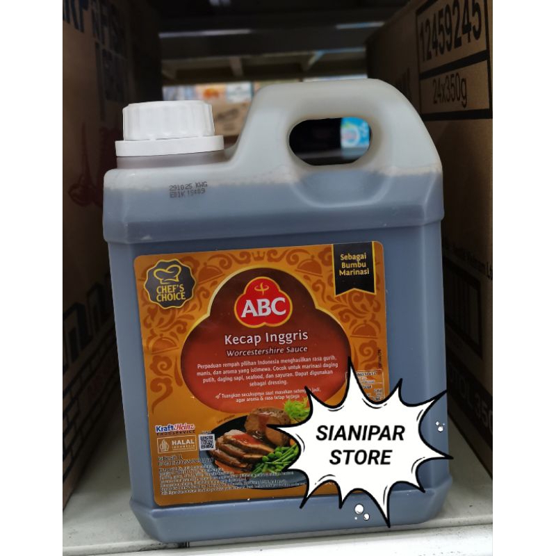 

Abc Kecap Inggris 1L Kemasan Jerigen/Drigen 1 Liter