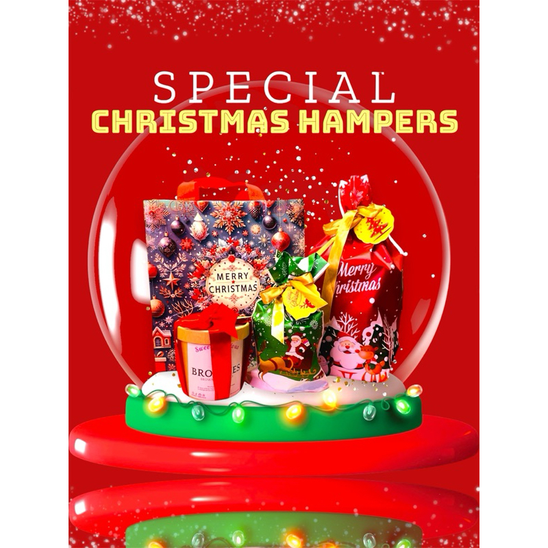 

Special Christmas Hampers Brownies Cookies