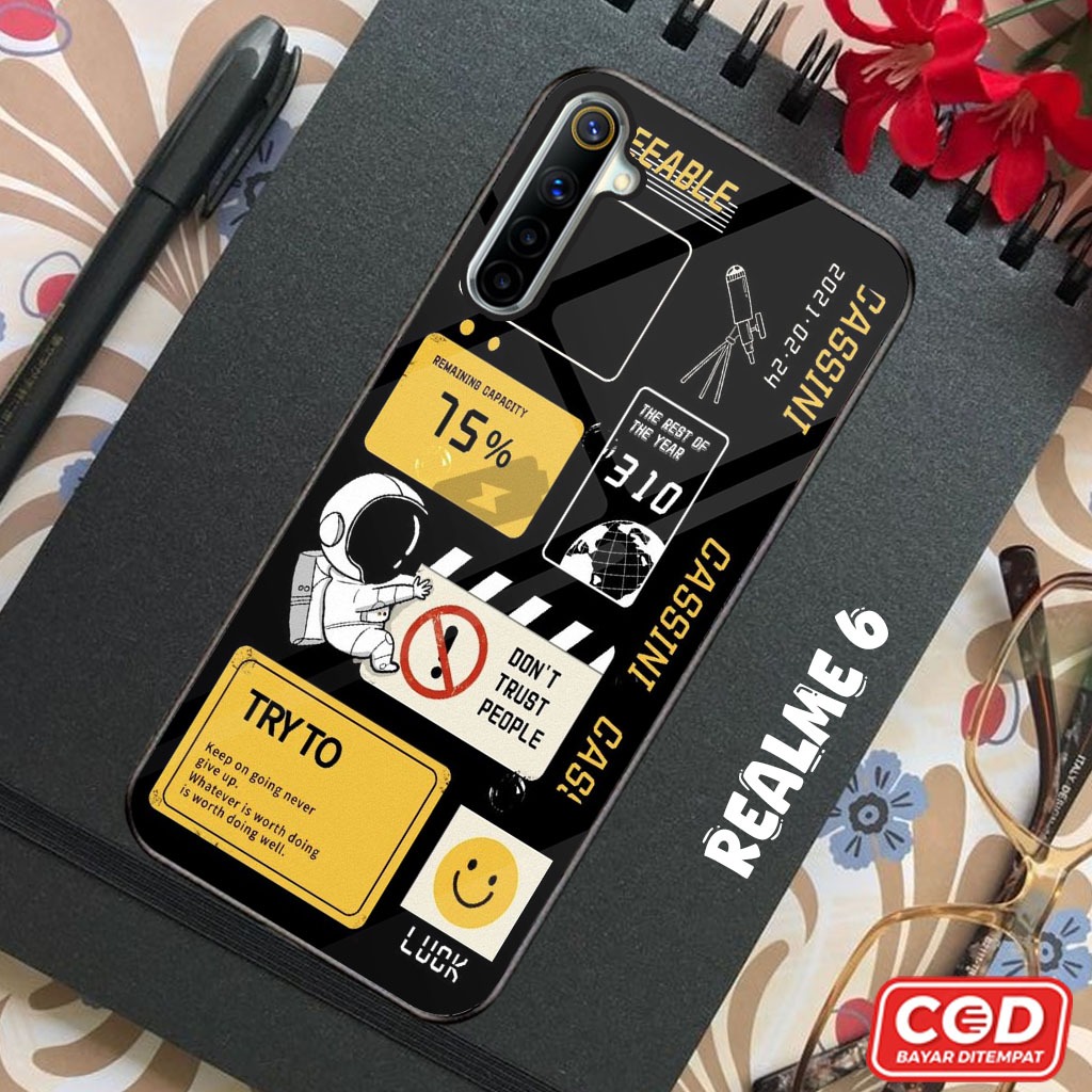 Softcase Glossy Realme 6 Dan All Type Motif Untuk Type hp Lain Bisa Chat Admin - Case Glass Kaca