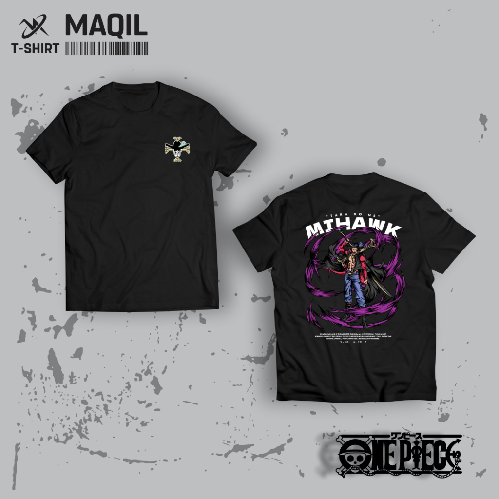 BAJU ANIME | BAJU ONE PIECE | MIHAWK | KAOS ANIME | KAOS ONE PIECE
