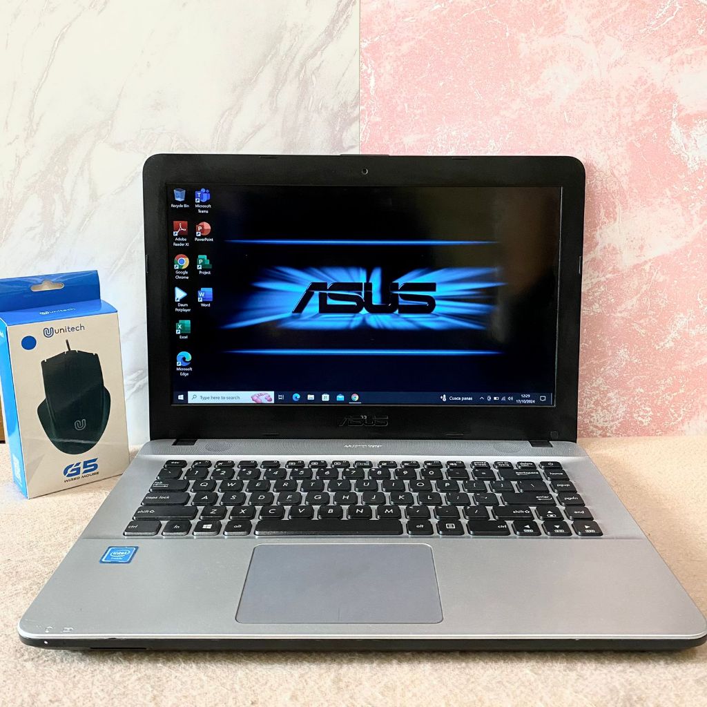 Laptop second Asus X441NA Celeron N3350 Ram 2Gb Ssd 128Gb