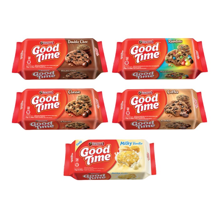 

PROMO GOOD TIME COOKIES 72GR BELI 2 GRATIS 1 SELAMA PERSEDIAN MASIH ADA ALL VARIAN