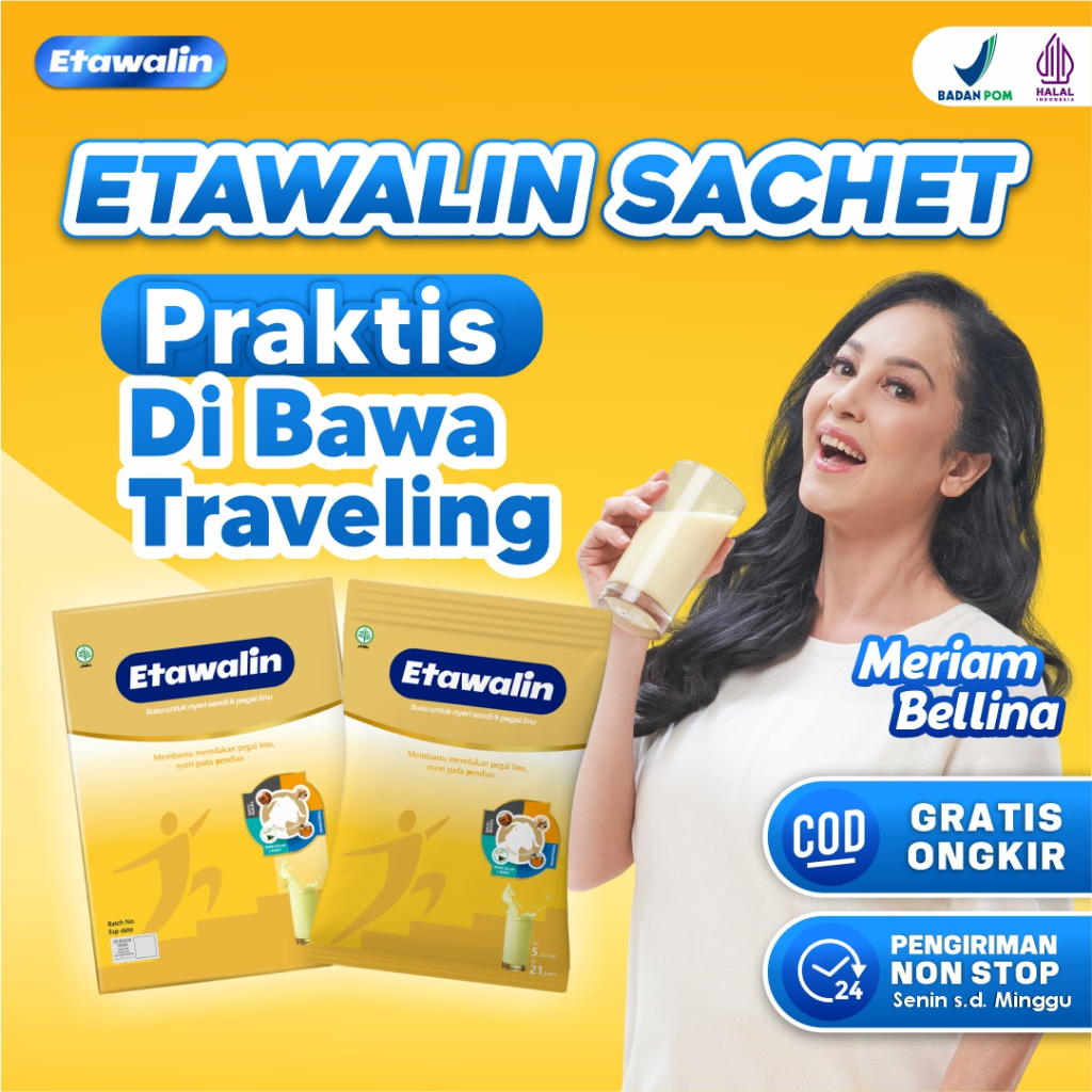 

Etawalin Sachet Kemasan Praktis - Susu Kambing Etawa Kemasan Praktis Sembuhkan Asam Urat Nyeri Sendi Syaraf Kejepit Gejala Stroke Original
