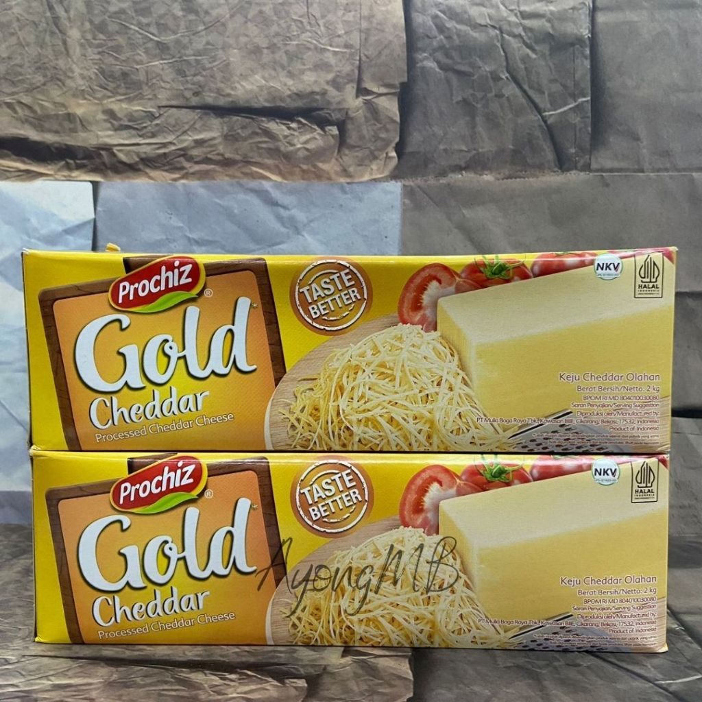 

KEJU PROCHIZ GOLD CHEDDAR 2KG PROCESSED CHEDDAR CHEESE