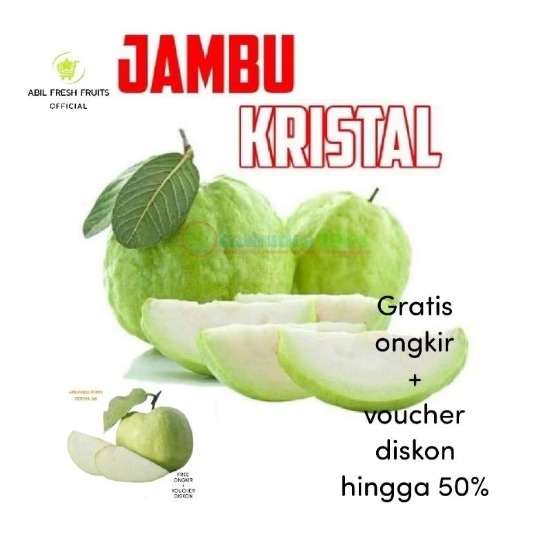 

Jambu kristal putih fresh 2kg