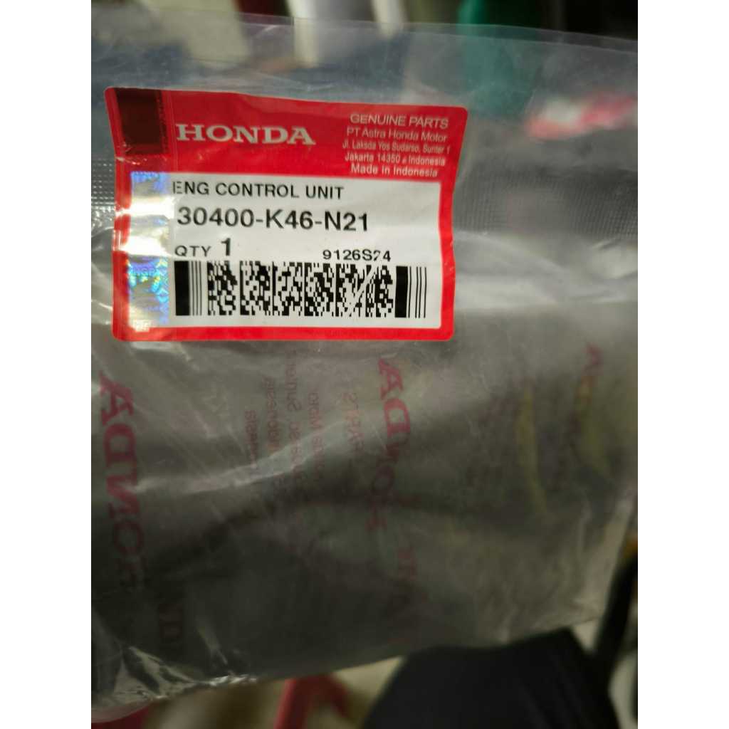 ECU Cb150R StreetFire/#ECU Vario110 F1 Stater Halus/#ECU K46N21/#Engine Control Unit K46N21/#30400K4