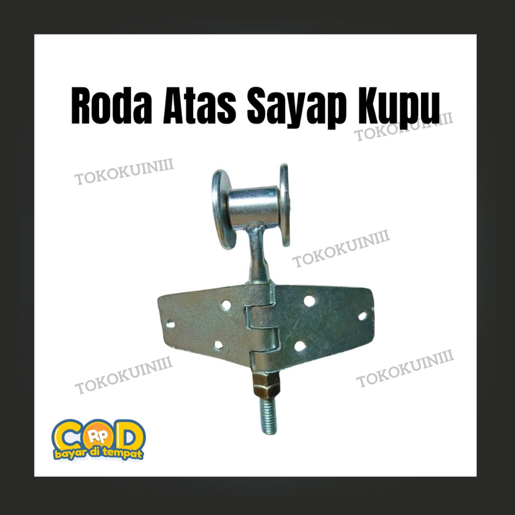 roda atas kupu sayap pintu lipat kayu besi henderson handerson