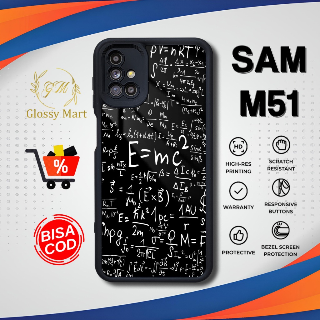 Case Samsung M51 Terbaru [ Rumus ] Case Hp Hardcase Softcase Premium Glossy Casing Samsung M51