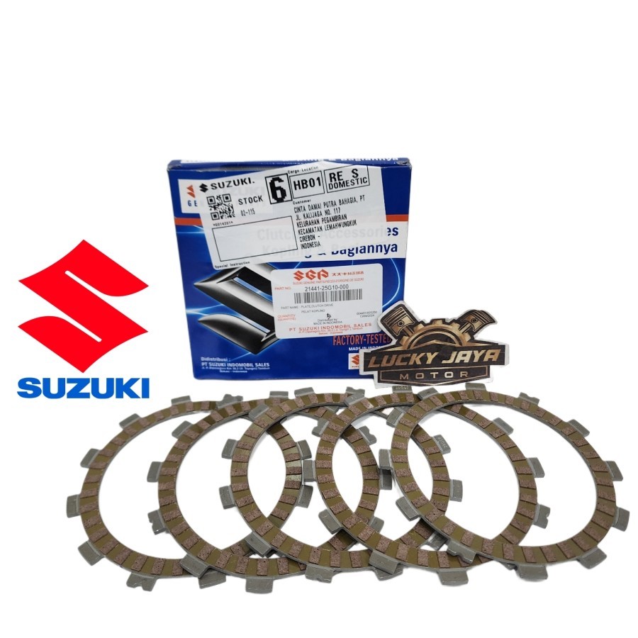 Plat Kampas Kopling Satria Fu 150 Old Karbu Pnp Thunder 125 21441-25G10-000 Original