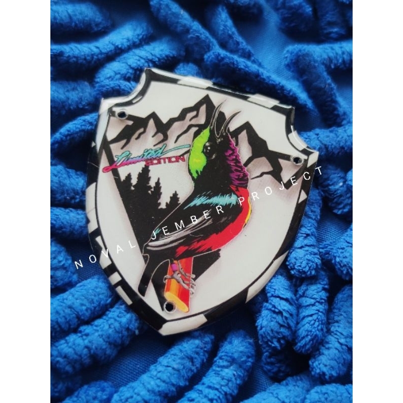 Emblem / Logo Sangkar Burung 3D Premium Konin (PERBIJI)