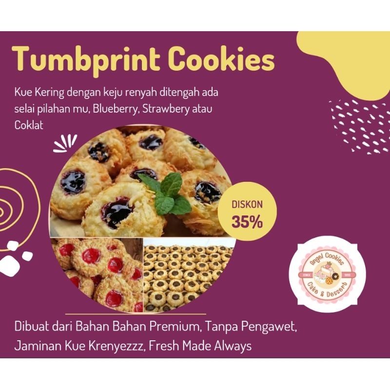 

Kue Kering Tumbprint Cookies Viral Sultan