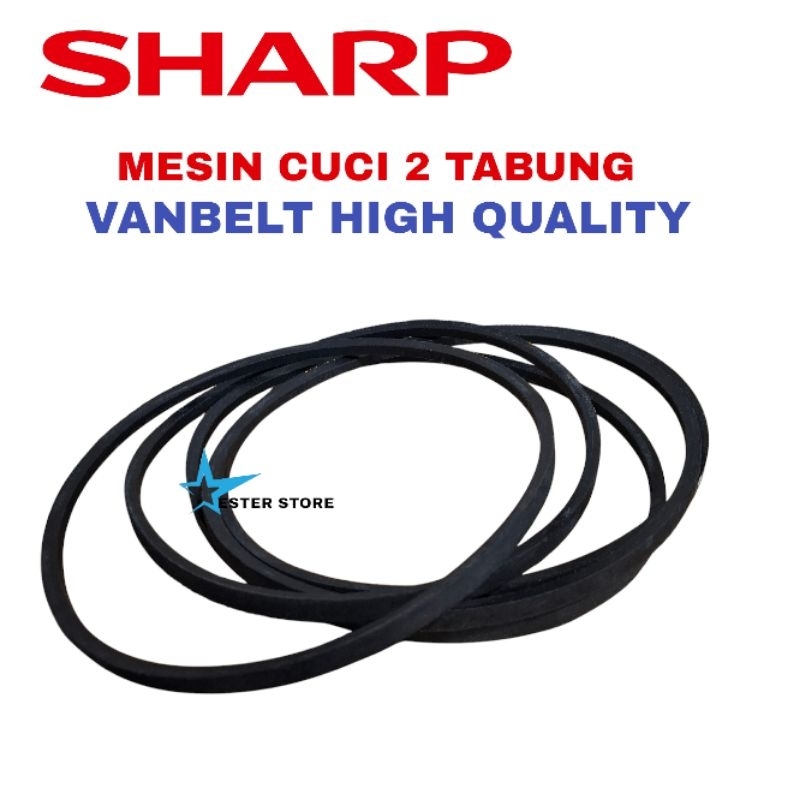[1 pcs] Vanbelt v belt m-28 Mesin cuci Sharp 2 tabung high quality part