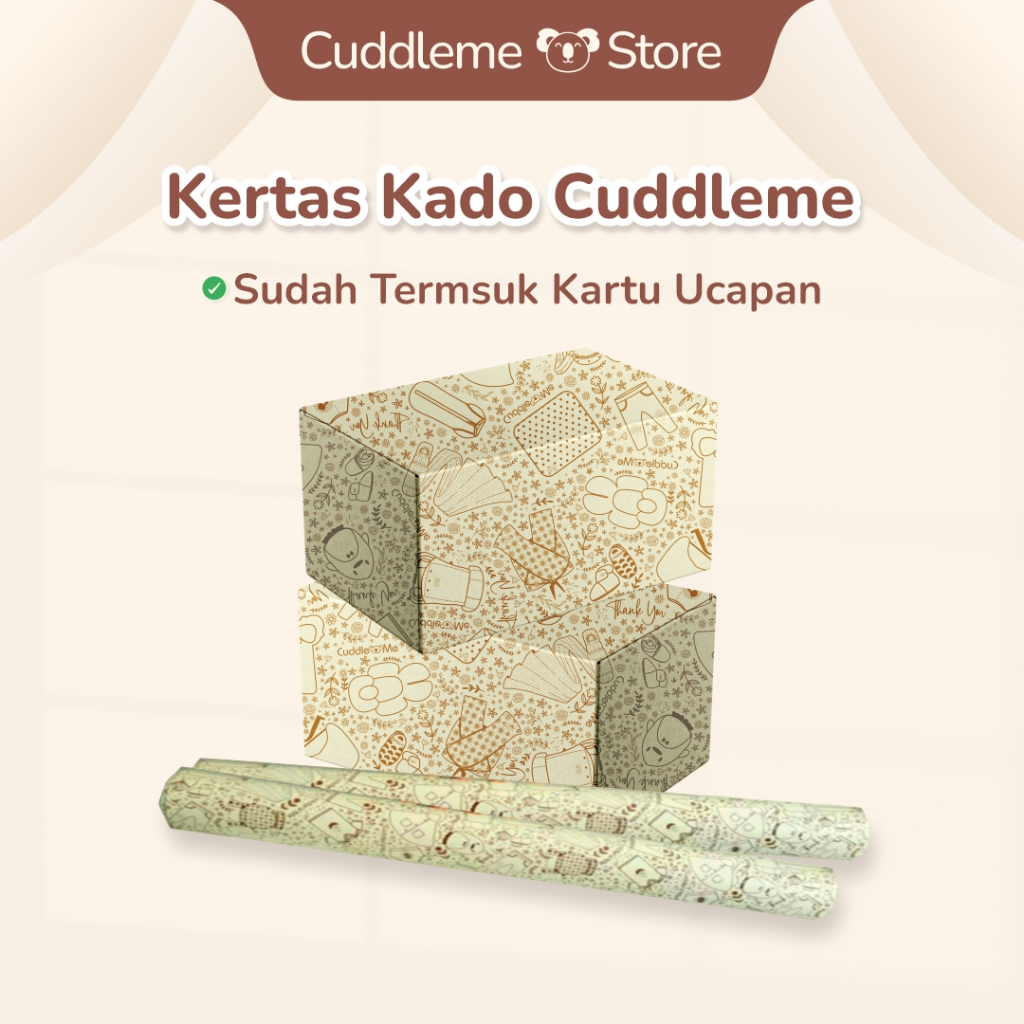 

KERTAS Kado Cuddleme Free Kartu Ucapan (By Request) - Tambahan Packing Kado