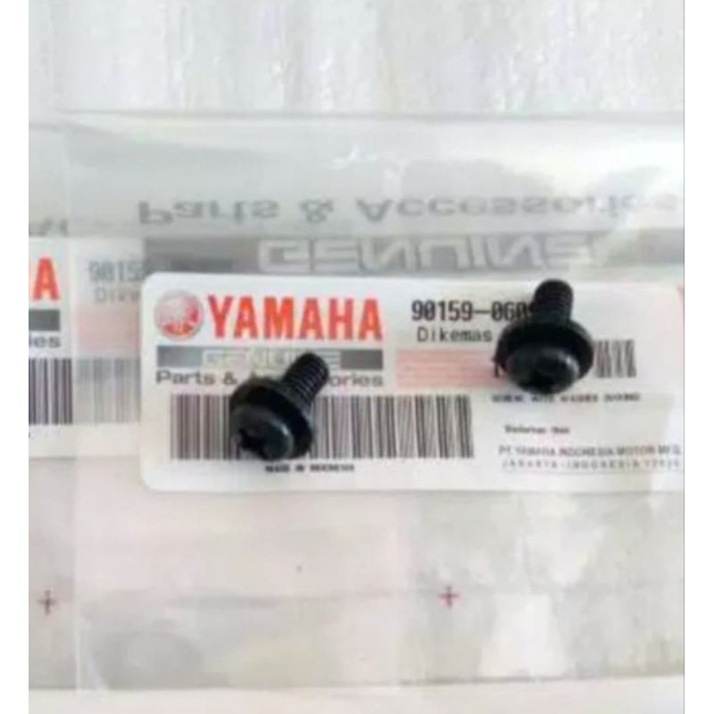 SCREW COLLAR BAUT DAN COLLAR SAYAP TANGKI SCORPIO ZX4 STEKO SET ORIGINAL YAMAHA