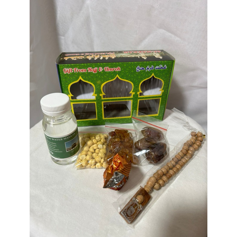 

Xmaster oleh oleh haji dan umroh Paket box lengkap 50pcs