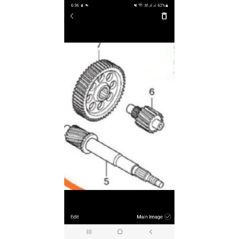 gigi rasio vario 125 old / vario 125 led new/ vario 150 old new original