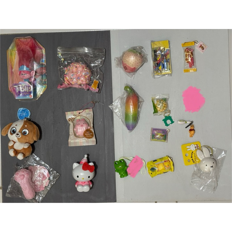 trinkets keychain plushie figure blind box squishy