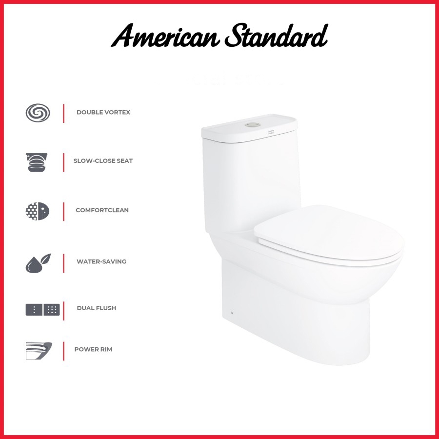 Kloset Duduk One Piece American Standard Toilet Neo Modern