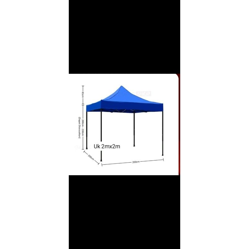 tenda outdoor/tenda lipat 2×2