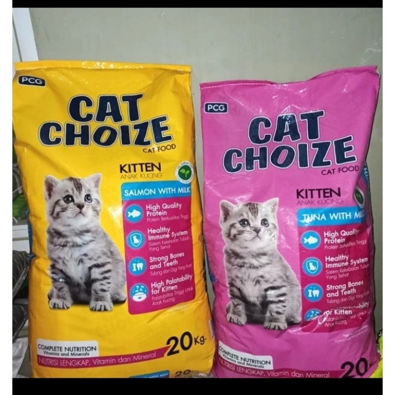 Gojek / Gosend Makanan kucing Cat Choize Kitten Tuna 20kg / Cat Choize Kitten Tuna 20kg
